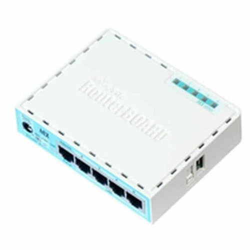 Desconocido MikroTik rb750gr3 Ethernet Incorporado Turquesa – Blanco