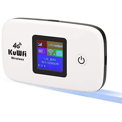 KuWFi Router 4G, Router para Tarjeta SIM Desbloqueado 150Mbps 4G WiFi