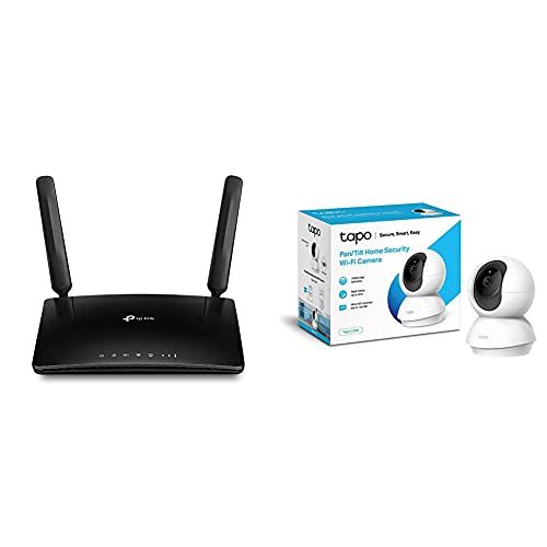 TP-Link Archer Mr600 Router 4G + Advanced LTE Cat6 & Cámara IP WiFi 360º