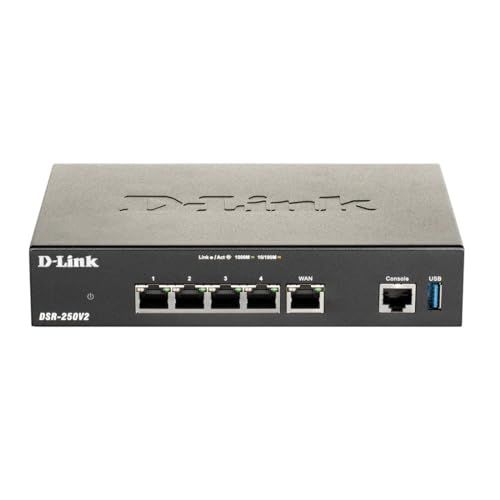 D-Link DSR-250V2 - Router Profesional Firewall VPN