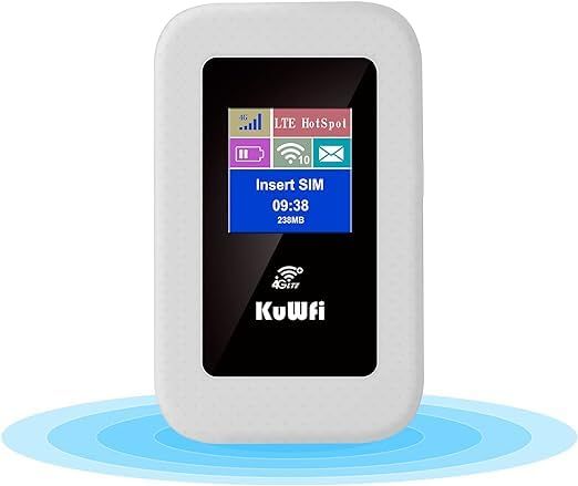 Router Mobile WiFi 4G LTE, módem KuWFi 4G 150Mbps